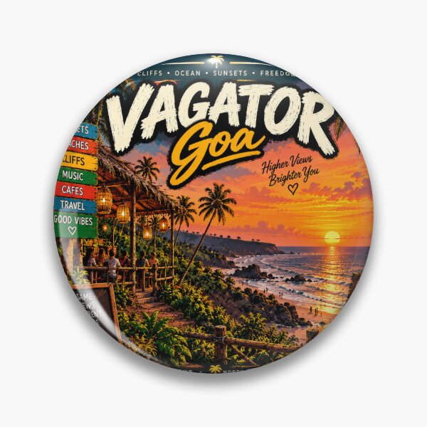 Item preview, Vagator Goa — Higher Views Brighter You designed and sold by Goanheartprints.