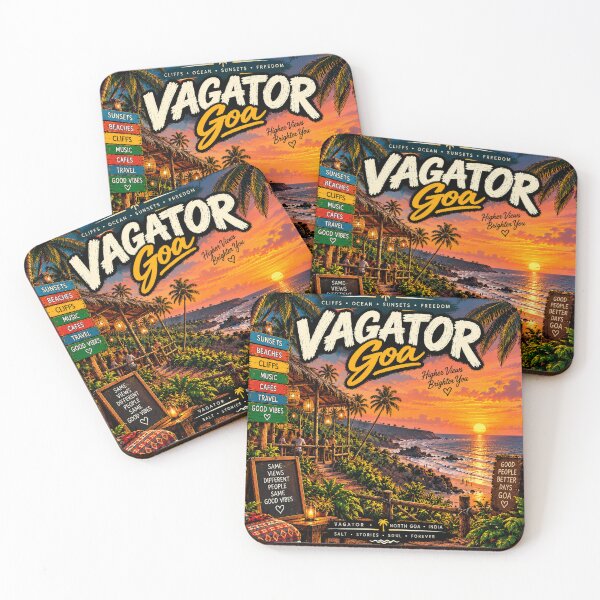 Item preview, Vagator Goa — Higher Views Brighter You designed and sold by Goanheartprints.