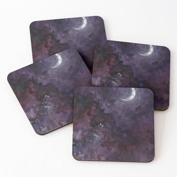 Item preview, Nocturne in Purple designed and sold by MoonRoseInk.