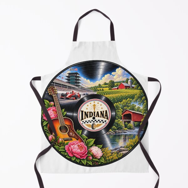 Artikelvorschau, Indiana Vinyl Record entworfen und verkauft von Whimspired By Paxx.
