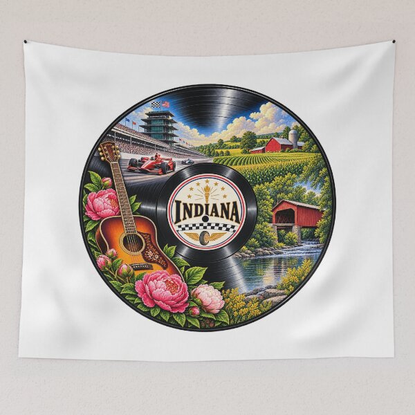 Item preview, Disco de vinilo de Indiana designed and sold by Whimspired By Paxx.
