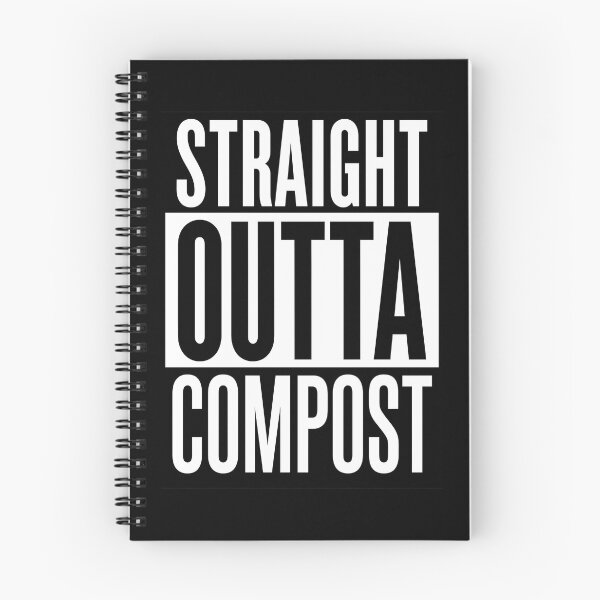 Item preview, Straight Outta Compost | Funny Composting Gardening Gift for Gardeners, Composters & Eco Lovers designed and sold by pistoniya7 ⭐⭐⭐⭐⭐.