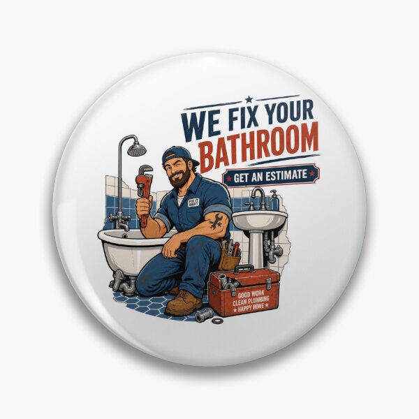 Item preview, We Fix Your Bathroom, Get An Estimate! designed and sold by GoodPlaceToShop.