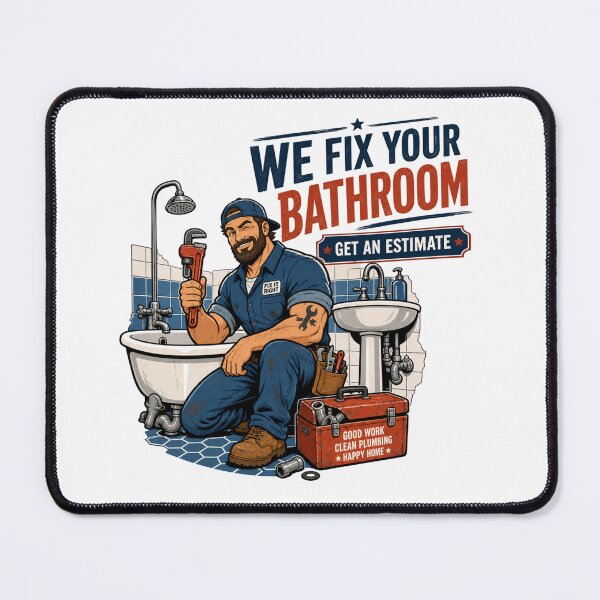 Item preview, We Fix Your Bathroom, Get An Estimate! designed and sold by GoodPlaceToShop.