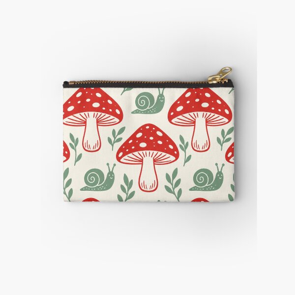 Item preview, Mushrooms And Snails Repeating Pattern designed and sold by S06PMarketing.