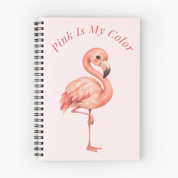 Item preview, Pink Is My Color Flamingo Watercolor designed and sold by mycute-stickers.