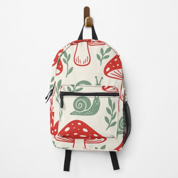 Item preview, Mushrooms And Snails Repeating Pattern designed and sold by S06PMarketing.