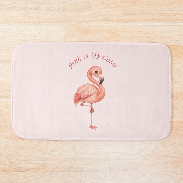 Item preview, Pink Is My Color Flamingo Watercolor designed and sold by mycute-stickers.