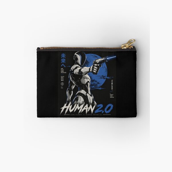 Item preview, Human 2.0 – Futuristic Humanoid Robot Cyberpunk Anime designed and sold by TEEJAMBOREE.