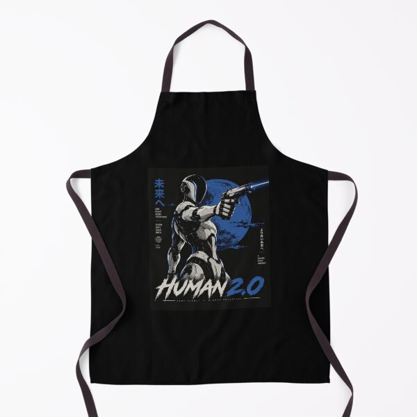 Item preview, Human 2.0 – Futuristic Humanoid Robot Cyberpunk Anime designed and sold by TEEJAMBOREE.