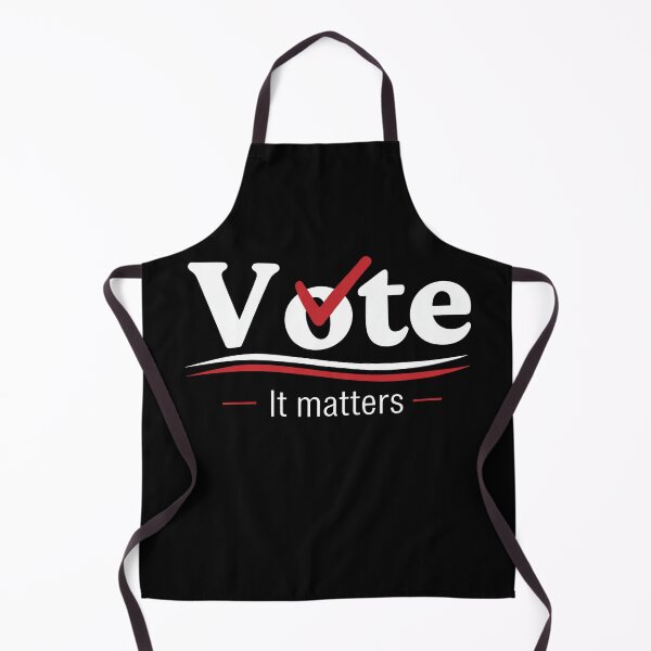 Item preview, Vote It Matters Red Checkmark Typography designed and sold by lightylegal.