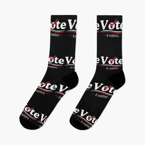 Item preview, Vote It Matters Red Checkmark Typography designed and sold by lightylegal.