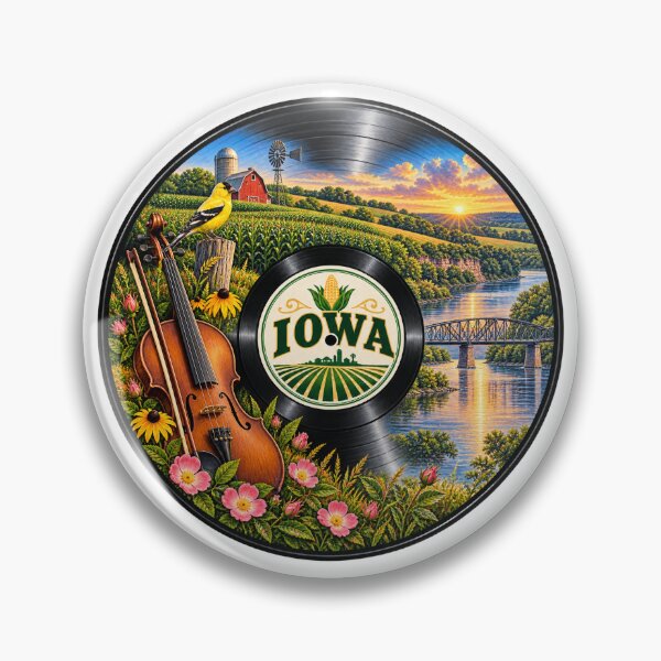 Item preview, Iowa Vinyl Record designed and sold by Whimspired By Paxx.
