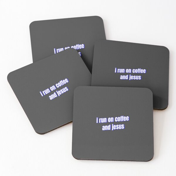 Item preview, i run on coffee and jesus designed and sold by Ifcitiesdesign.