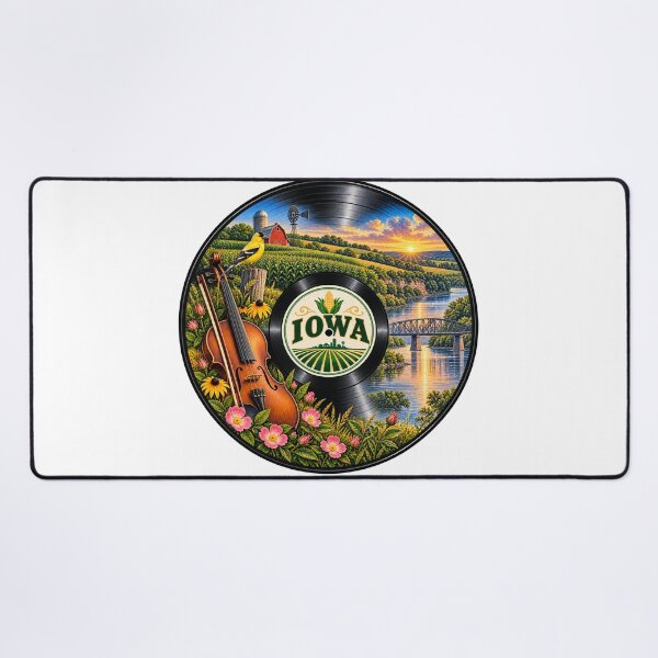 Item preview, Iowa Vinyl Record designed and sold by Whimspired By Paxx.
