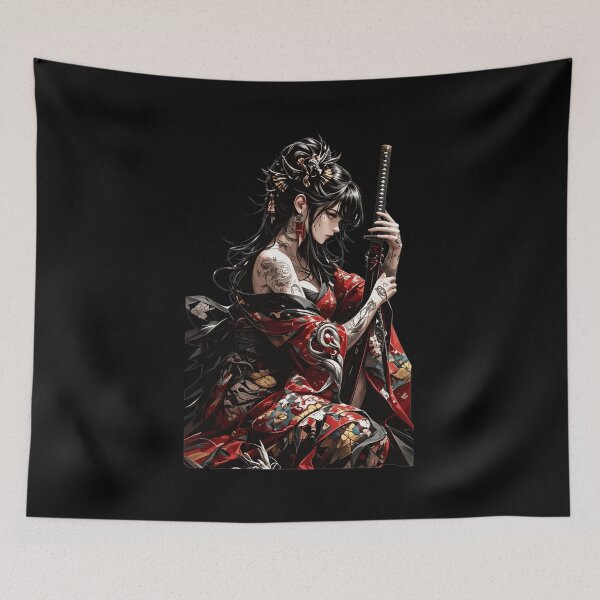 Item preview, Warrior Woman Kimono Tattoo Art  designed and sold by Camaron15.
