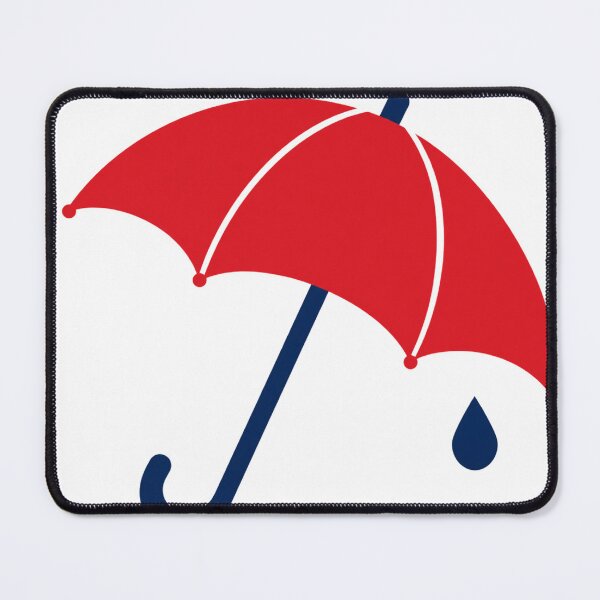 Item preview, Minimal Red Umbrella Single Graphic designed and sold by S06PMarketing.