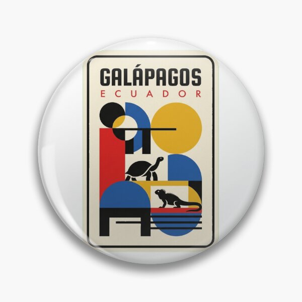 Item preview, Retro Galápagos Bauhaus Geometric Skyline designed and sold by k3rstman1.