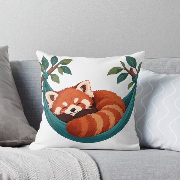 Item preview, Sleepy Red Panda In A Hammock designed and sold by S06PMarketing.