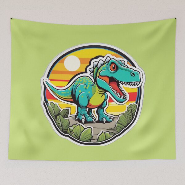 Item preview, Retro Sunset T-Rex Dinosaur designed and sold by Vellduria.