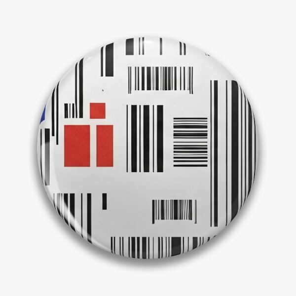 Item preview, Abstract Barcode Geometric Pattern designed and sold by SassyArtistry.