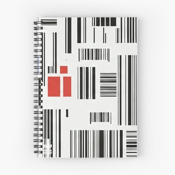 Item preview, Abstract Barcode Geometric Pattern designed and sold by SassyArtistry.
