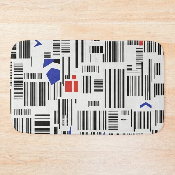 Item preview, Abstract Barcode Geometric Pattern designed and sold by SassyArtistry.