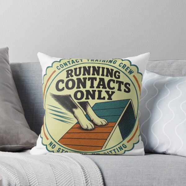 Item preview, Running Contacts Only A-Wand Dog Sports Agility Rosette designed and sold by BoosterShop.