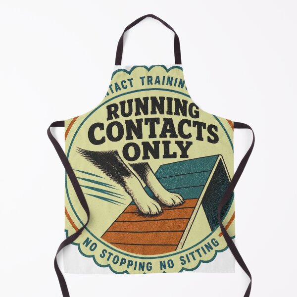 Item preview, Running Contacts Only A-Wand Dog Sports Agility Rosette designed and sold by BoosterShop.