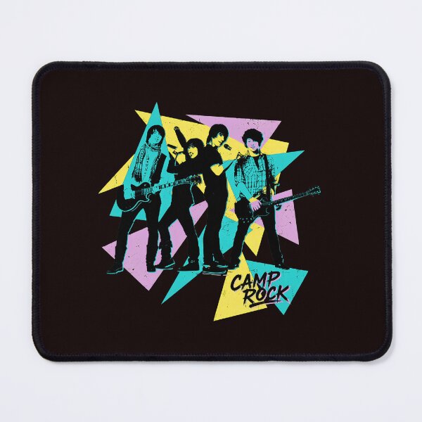 Item preview, Camp Rock Retro Geometric Band designed and sold by FlipStrawSpot.