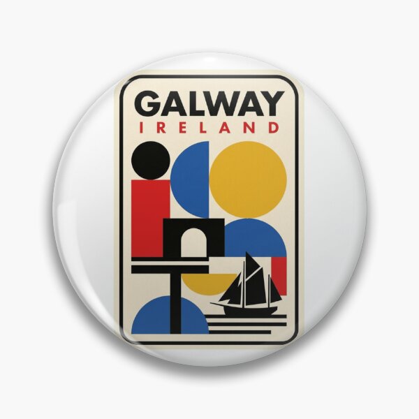 Item preview, Retro Galway Bauhaus Geometric Skyline designed and sold by k3rstman1.