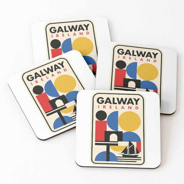 Item preview, Retro Galway Bauhaus Geometric Skyline designed and sold by k3rstman1.