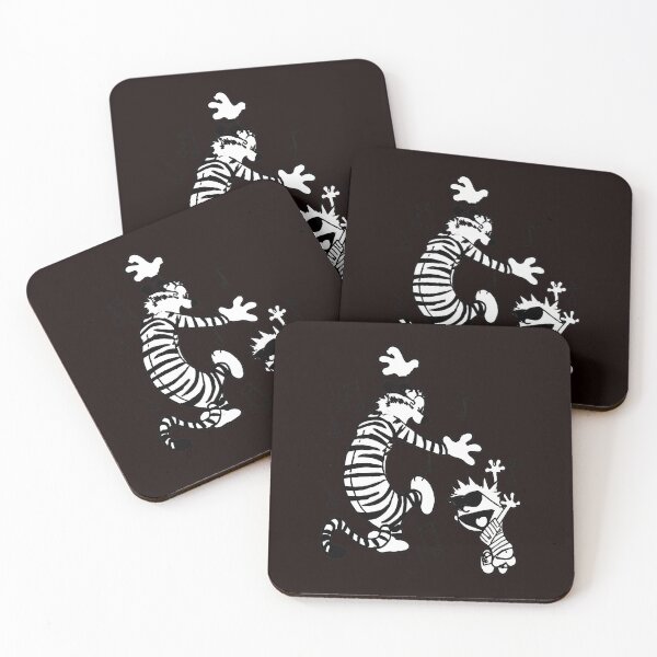 Item preview, Dancing Calvin and Hobbes with Musical Notes  designed and sold by FlipStrawSpot.
