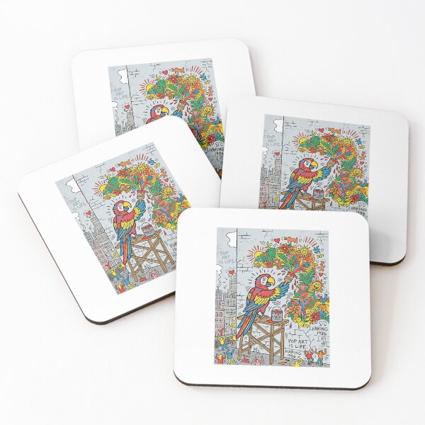 Item preview, Macaw Mural Painter designed and sold by PictoVibe.