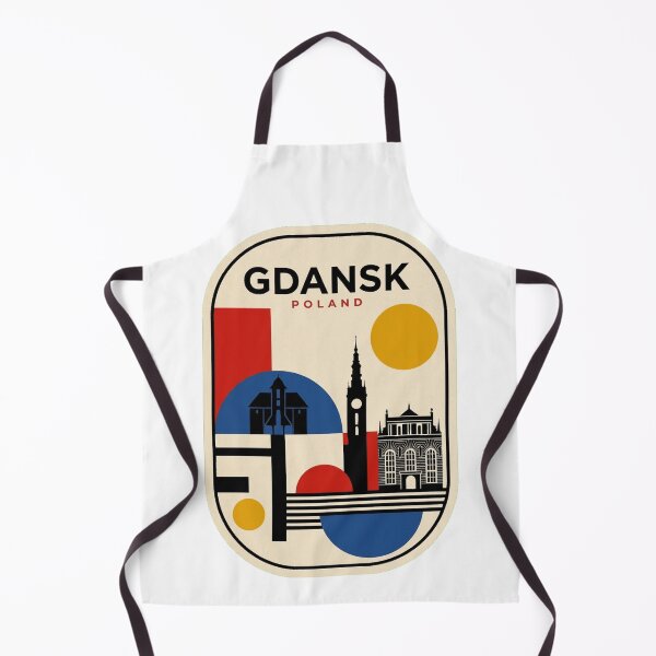 Item preview, Retro Gdansk Bauhaus Geometric Skyline designed and sold by k3rstman1.