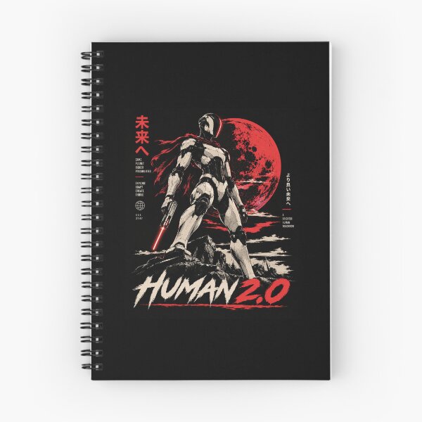 Item preview, Humano 2.0 – Anime ciberpunk futurista de robots humanoides designed and sold by TEEJAMBOREE.