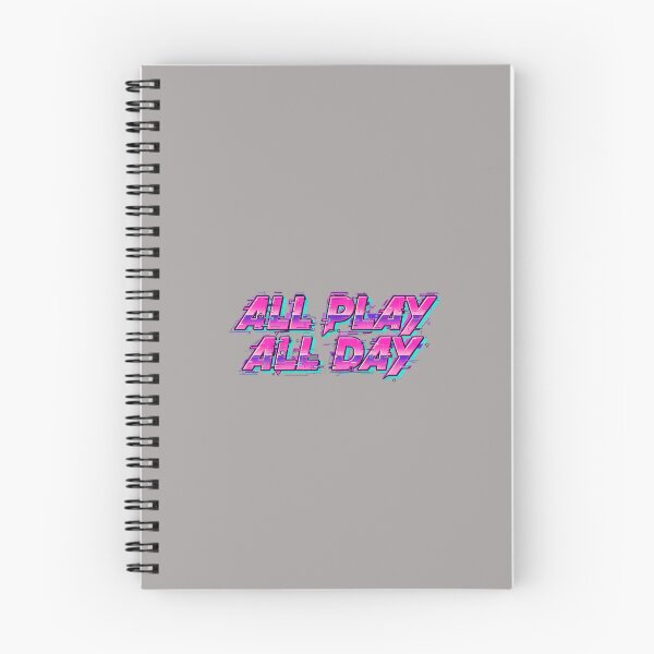 Item preview, ALL PLAY ALL DAY Bubbly Retro Text-72 designed and sold by MaximClaas.
