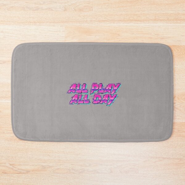 Item preview, ALL PLAY ALL DAY Bubbly Retro Text-72 designed and sold by MaximClaas.