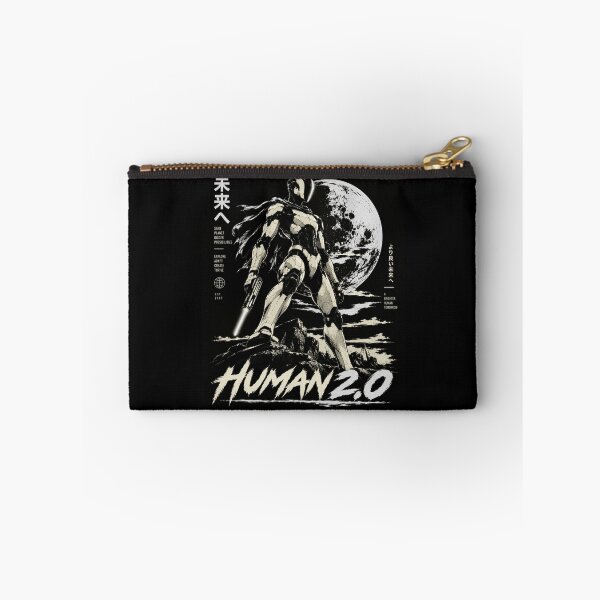 Item preview, Human 2.0 – Futuristic Humanoid Robot Cyberpunk Anime designed and sold by TEEJAMBOREE.