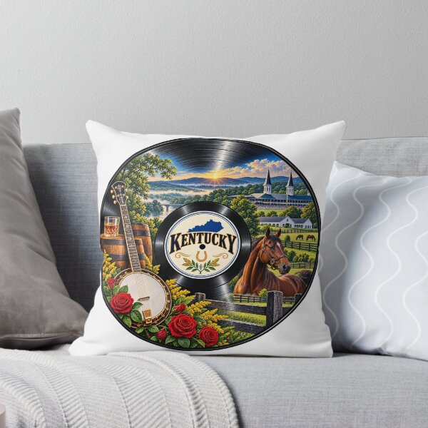 Aperçu de l'œuvre Disque vinyle du Kentucky créée et vendue par Whimspired By Paxx.