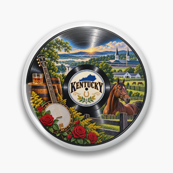 Item preview, Kentucky Vinyl Record designed and sold by Whimspired By Paxx.