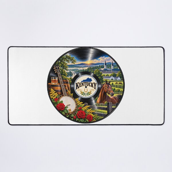 Item preview, Kentucky Vinyl Record designed and sold by Whimspired By Paxx.