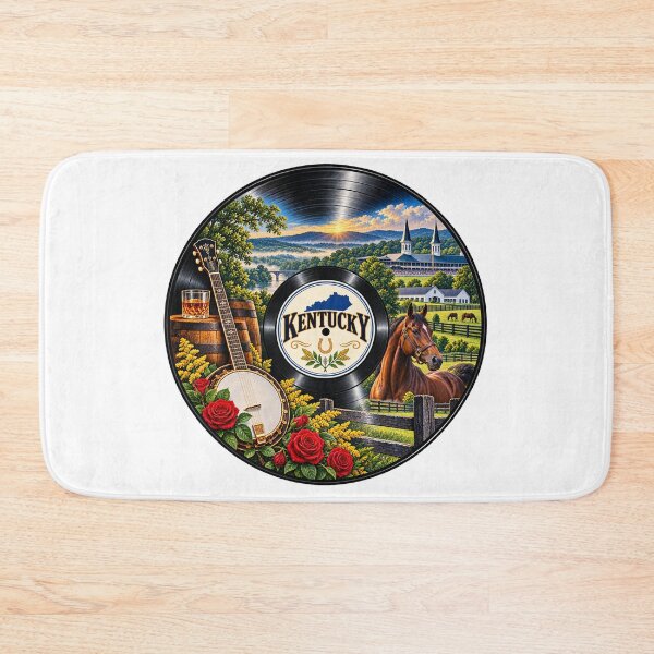 Item preview, Kentucky Vinyl Record designed and sold by Whimspired By Paxx.
