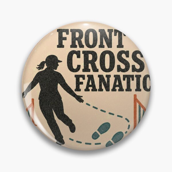 Item preview, Front Cross Fanatic Agility Handling Dog Sports Rosette designed and sold by BoosterShop.
