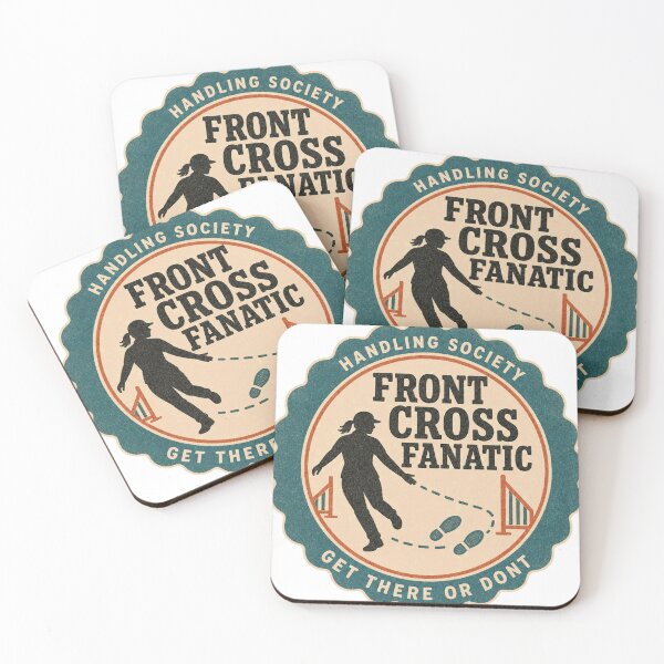 Item preview, Front Cross Fanatic Agility Handling Dog Sports Rosette designed and sold by BoosterShop.