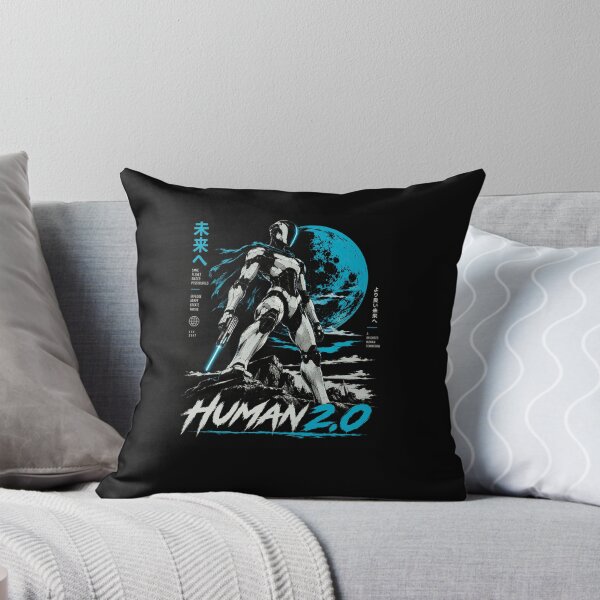 Item preview, Human 2.0 – Futuristic Humanoid Robot Cyberpunk Anime designed and sold by TEEJAMBOREE.