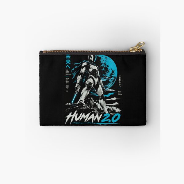 Item preview, Human 2.0 – Futuristic Humanoid Robot Cyberpunk Anime designed and sold by TEEJAMBOREE.