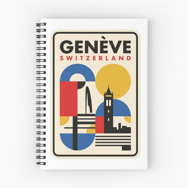Item preview, Retro Geneva Bauhaus Geometric Skyline designed and sold by k3rstman1.