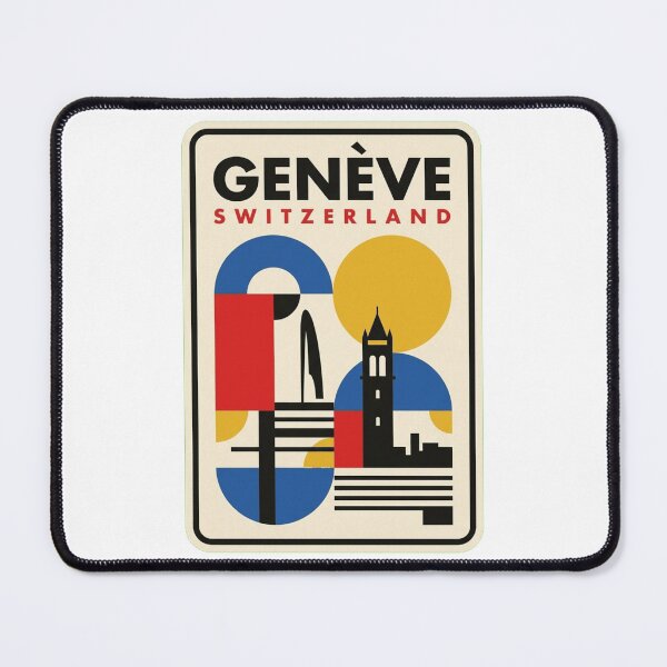 Item preview, Retro Geneva Bauhaus Geometric Skyline designed and sold by k3rstman1.