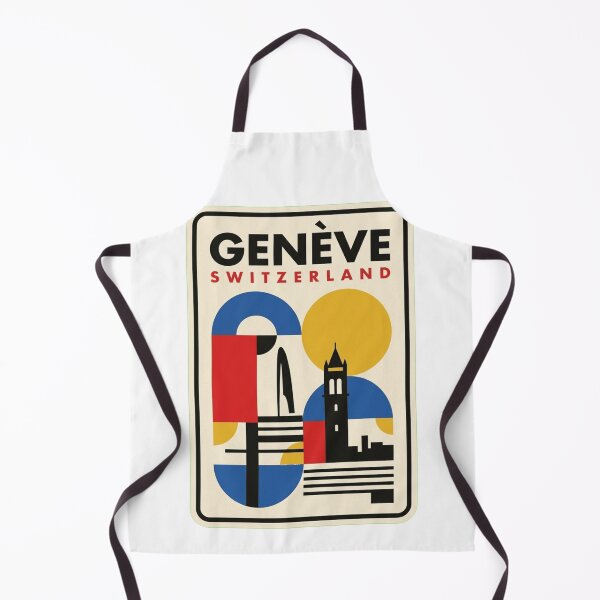 Item preview, Retro Geneva Bauhaus Geometric Skyline designed and sold by k3rstman1.